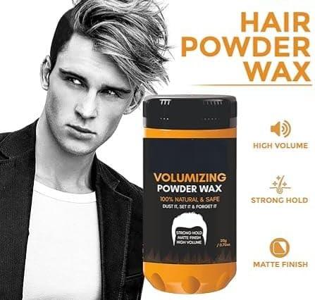 Generic Generic Hair Volumizing Powder Wax for Men with Strong Hold | Matte Finish Powder-Wax (20GM) Wax Strong Hair Volumizer Powder