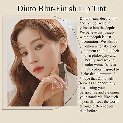 Dinto Dinto Blur Finish Lip Tint 11 Types | High-Pigmentation, Lightweight, Soft, Moisturizing (103 Lonesome Maupassant)