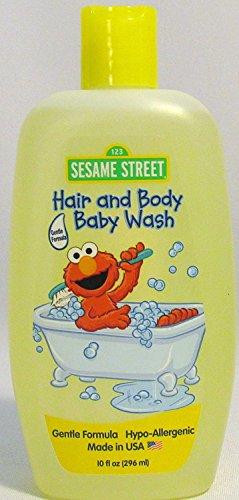 Judastice NEW Sesame Street 3 Piece Bath Set (Baby Shampoo I Hair & Body Baby Wash I Baby Lotion)