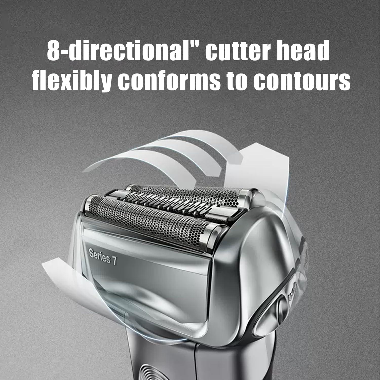 Audoc 70S Series 7 Replacement Head Compatible with Braun Series 7 Shavers Replacement Blades,for Braun Shavers 720cc, 730cc, 735s, 750cc, 760cc, 790cc, and 795cc Foil Shaver (2Pack)