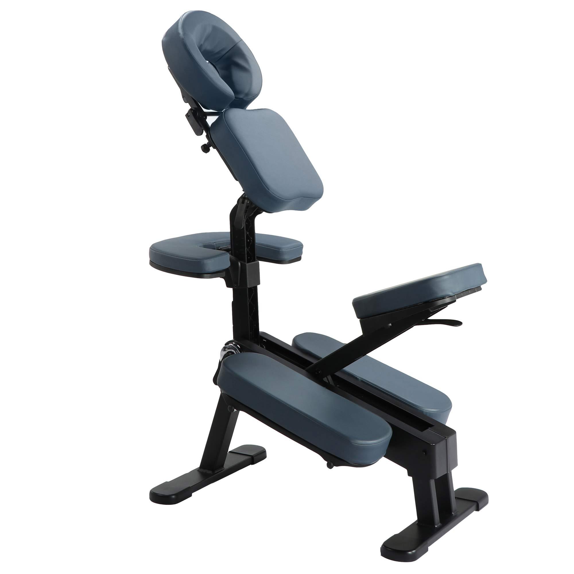 Master Massage Master Massage Gymlane Adjustable Portable Chair Ergonomic Design with 2-Inch Foam, Heavy-Duty Supports Up to 600 lbs