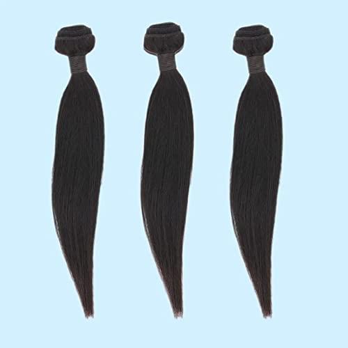 L.A. Hair Sisters Virgin Hair Malaysian Silky Straight Bundle Deals 18\" 20\" 22\"