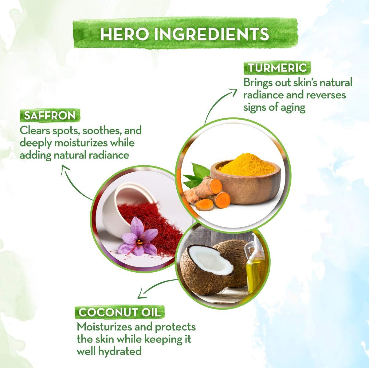 MAMAEARTH Mamaearth Ubtan De Tan Face Wash | Helps Reduce Tanning & Sun Damage | Gently Cleanses Dirt & Excess Oil | Enriched with Turmeric & Saffron | 3.38 Fl Oz (100ml)