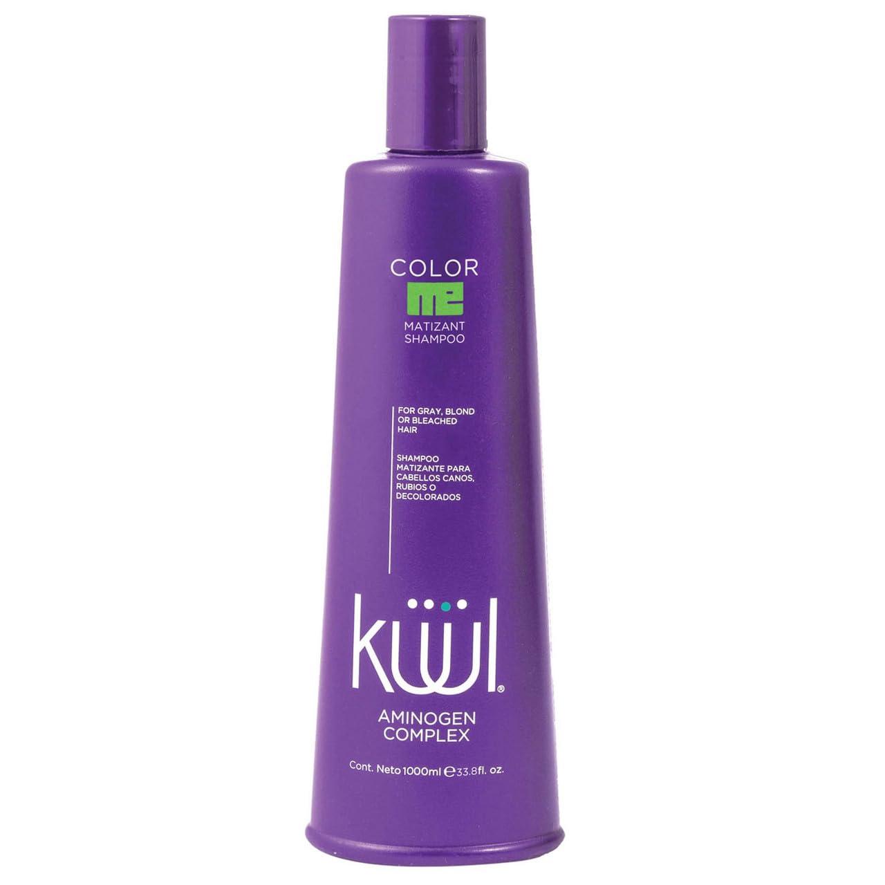 Kuul Color Kuul Matizant Shampoo 33.8 FL OZ each (2 PACK) 2 (dos Matizador para cabello rubio)