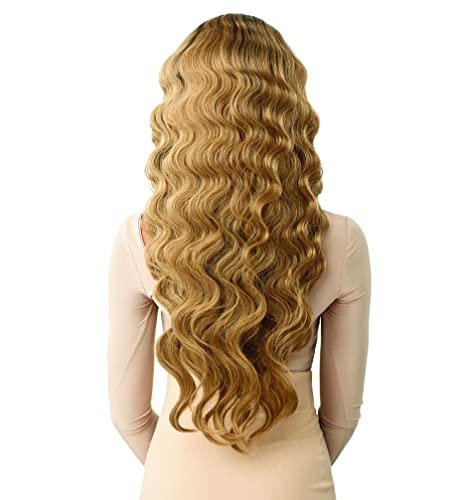 quick weave Outre Quick Weave Crimp Wave New Half Wig Cap Lays Flat TAURISA (DRCPOR)