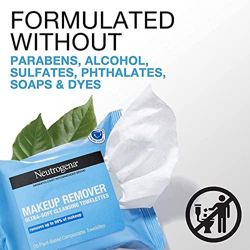 Neutrogena Neutrogena Make-Up Remover Cleansing Towelettes Refills 25 Each ( Pack of 2)