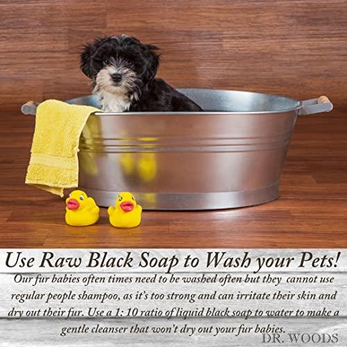 Dr. Woods Dr. Woods Raw African Black Moisturizing Liquid Castile Soap, 32 Ounce (Pack of 2)