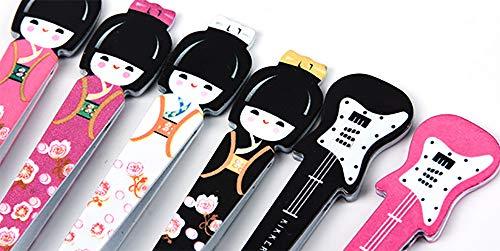 BesYouSel BesYouSel 10Pcs Professional Tweezers Set Stainless Steel Eyebrow Tweezers Kit, Cute Print Tweezers for Women,Men Great Precision for Facial Hair, Ingrown Hair, Splinter Remover