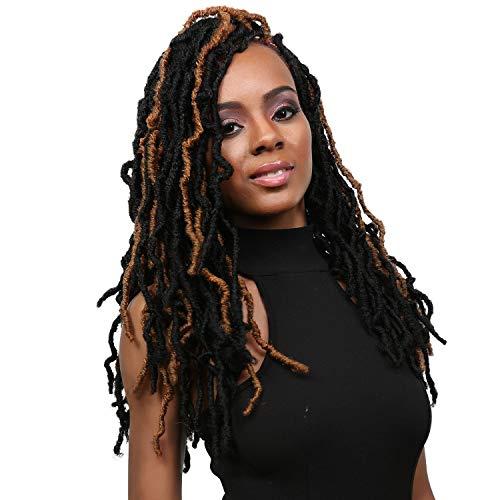 BOBBI BOSS Bobbi Boss Synthetic Hair Crochet Braids African Roots Braid Collection Nu Locs 18" (6-PACK, M1B/30)