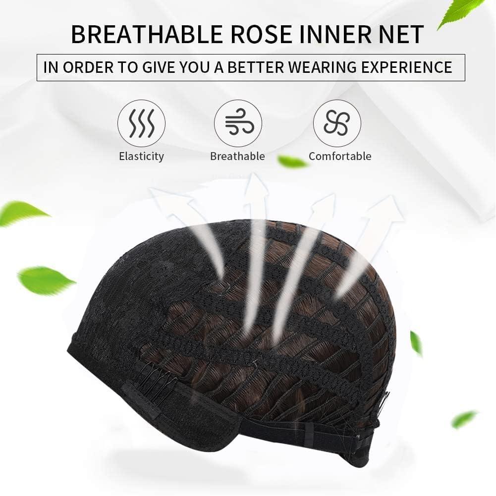 Sabosi Sabosi Long Wavy Black White Wigs for Women 26 Inch Middle Part Curly Wavy Wig Natural Looking Synthetic Heat Resistant Fiber Wig for Daily Party Use