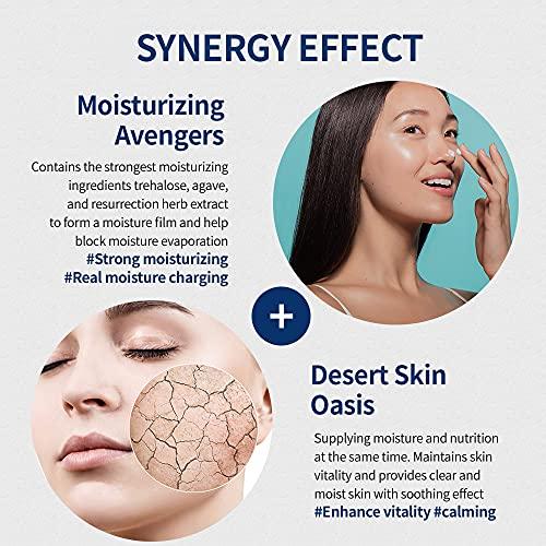 DR+ MEDM DR+ MEDM Facial Aqua Moisturizer - Moisturizing & Calming Gel Cream for Oily Skin with Dryness – Exterior Moisture Barrier, Inner Moisturizing, Soothing, and Nutrition Supply