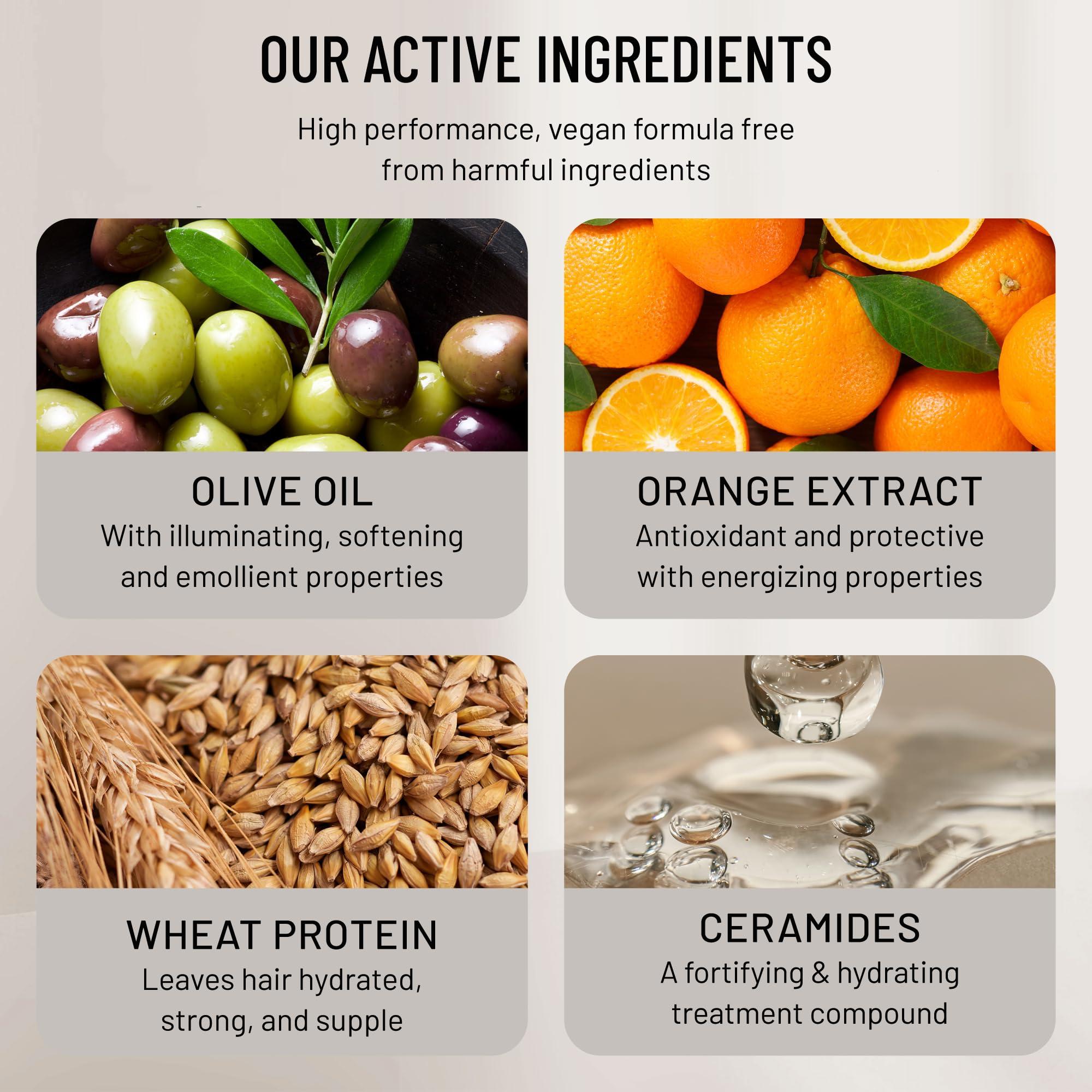 Il Salone Milano The Legendary Collection Alfaparf Il Salone Milano Professional Mythic Conditioner - Detangling Conditioner Formulated with Olive Oil + Orange Extract for Increased Shine and Manageability - Salon-Quality Hair Care (33.8 oz / 1000 ml)