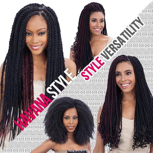 Free Tress FreeTress Equal Synthetic Hair Braids Double Strand Style Cuban Twist Braid 24" (OT350)