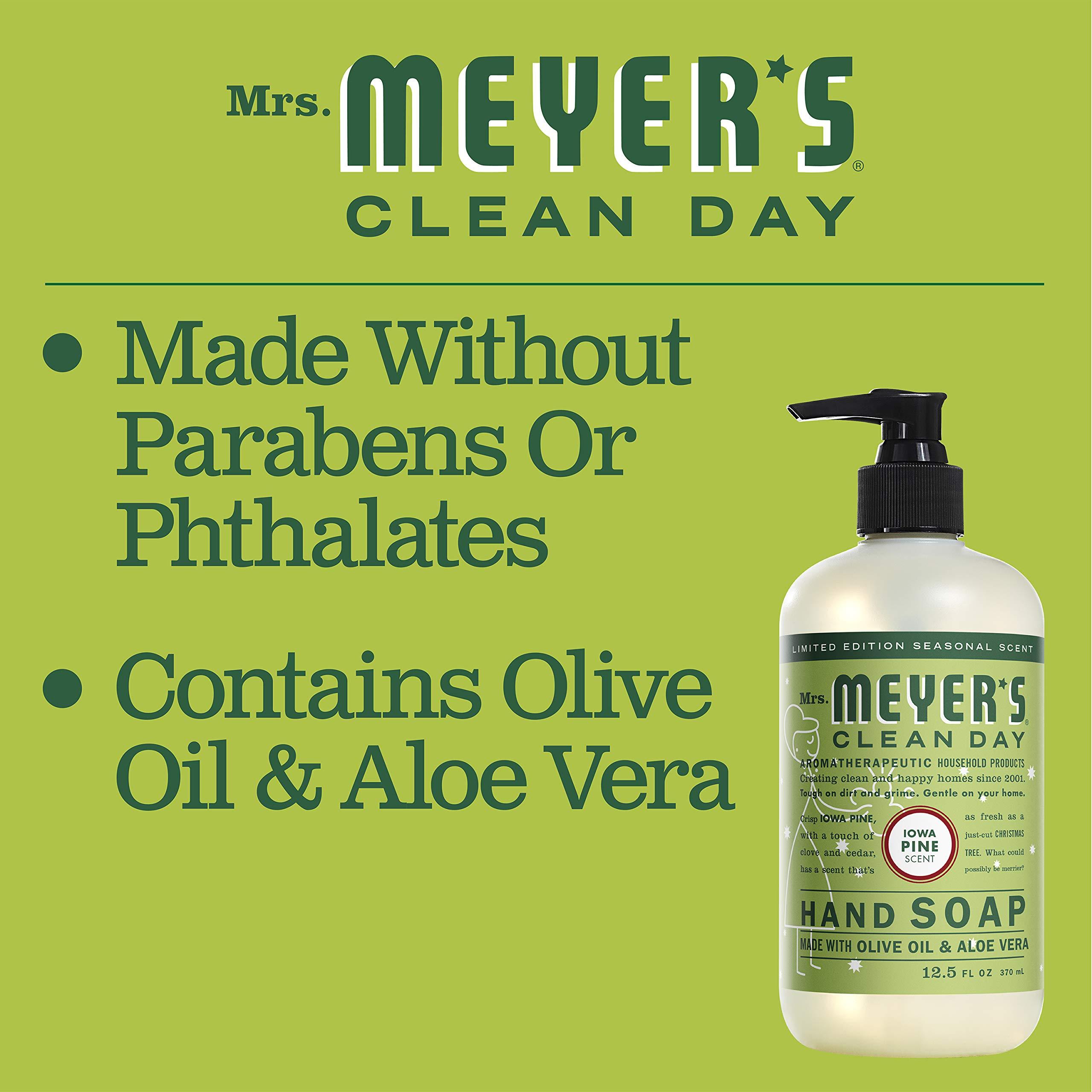 MRS. MEYER'S CLEAN DAY Mrs. Meyer's Clean Day Liquid Hand Soap Iowa Pine, 12.5 Fl Oz (Pack of 1)