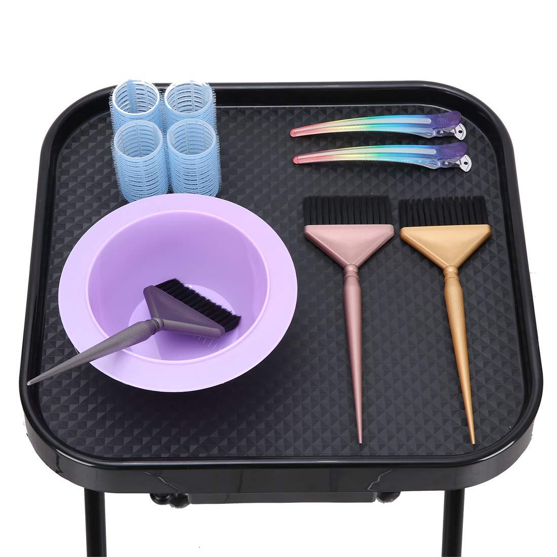 STYLANCE STYLANCE Salon Folding Tray, Salon Tray on Wheels, Salon Tray cart, Barber Shop,Hair Salon Accessories, 35x13.4 Inch