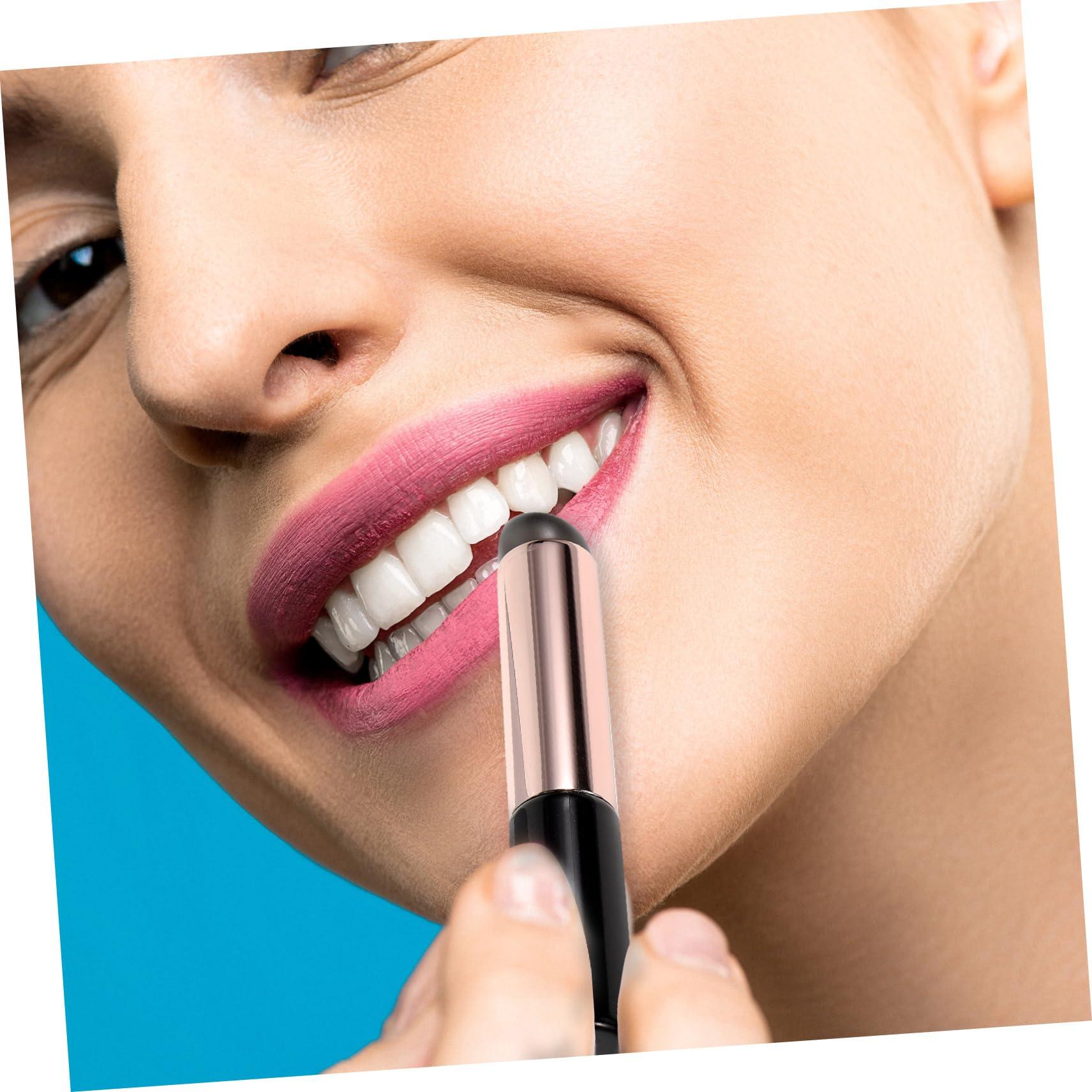 Angoily Angoily Silicone Lip Makeup Brush Applicator for Lipstick Lip Gloss Reusable Lip Brush Set of 3