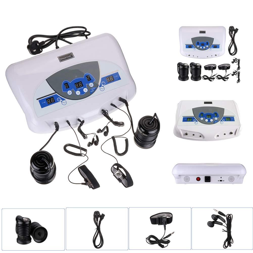 YXJPP Dual User Detox Ionic Foot Bath Machine, 110V/220V Cell Cleanse SPA Machine Foot Spa Tub, with MP3 Arrays, Health Care Beauty Salon Best Gift,UKPLUG