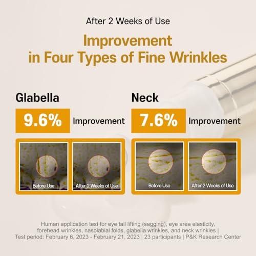 isoi ISOI Intensive Lifting Ampoule Stick 15ml (0.5 fl.oz) | Anti-Aging Wrinkle with Gua Sha Roller | Tighten and Rejuvenate Fine Lines with Bulgarian Rose Oil | Korean Skin Care