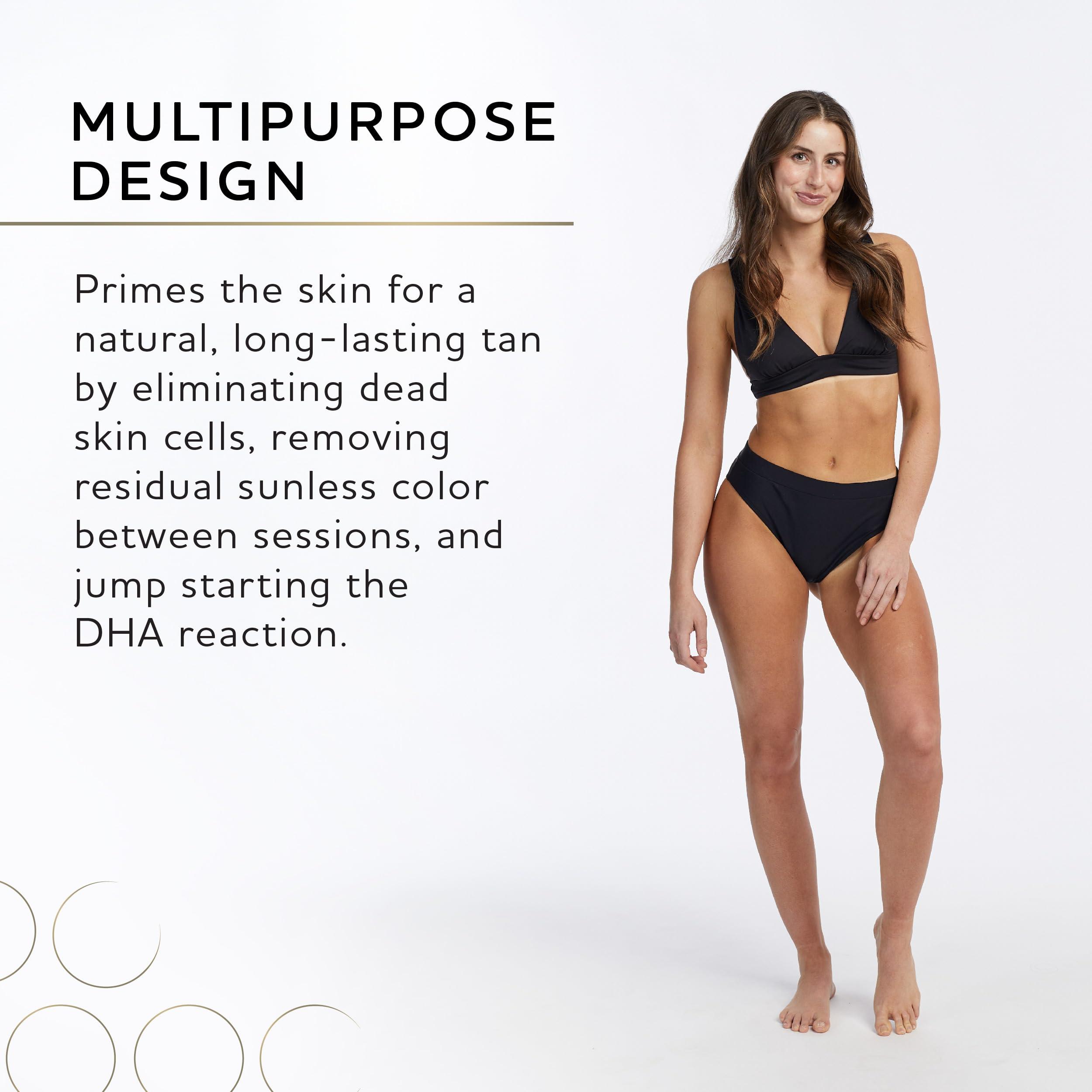 Norvell Norvell Pre Sunless Tan Body Buff eXmitt - Pack of 10 Disposable/Single-Use Exfoliating Mitt for use before Self Tanner