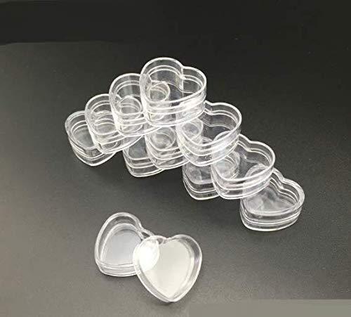 WOIWO WOIWO 20PCS 4g Heart - Shaped Face Cream Box, Cosmetic Packaging Cream Bottles, Sample Boxes.