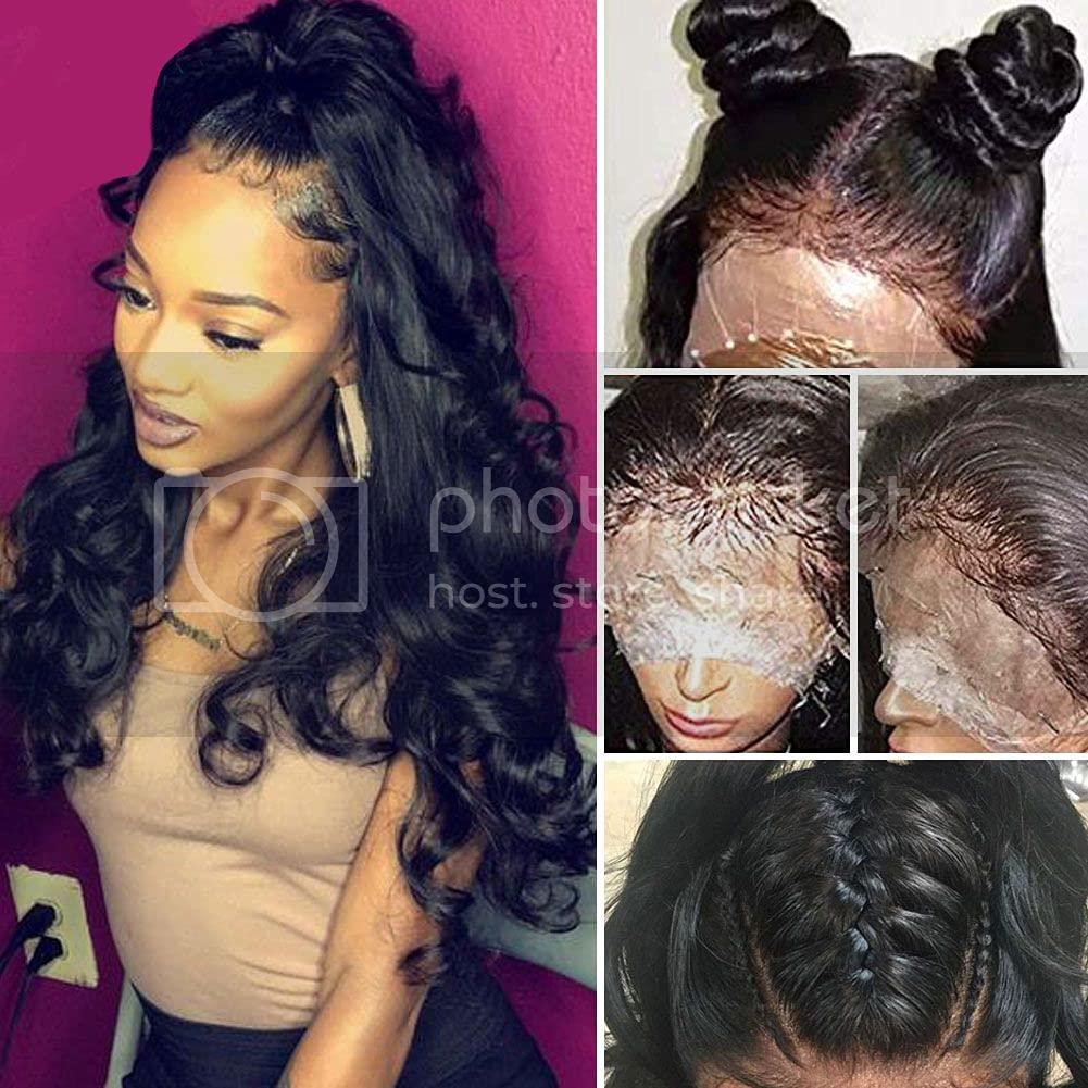 Prime Kitty U Part Human Hair Wigs for Black Women Body Wave ViIrgin Brazilian Human Hair Wig 9A U Part Wigs Human Hair for White Women Curly Glueless Human Hair Wig Middle Opening 180% Density 14\"