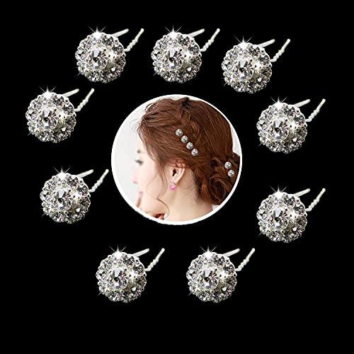 Trimming Shop Trimming Shop Swarovski Czech Crystal Diamante Flower Bridal Wedding Prom Hair Pins Clips 69