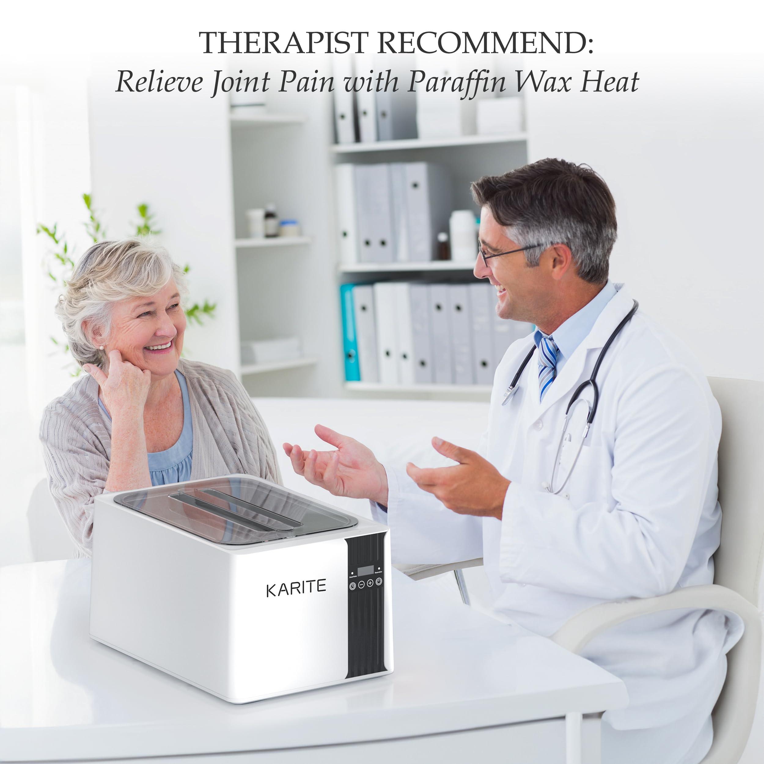 Karite KARITE Paraffin Wax Machine for Hands and Feet, 9000ml Paraffin Wax Bath with Auto-Timer, Smart Mode, Precision Temperature Control, Paraffin Wax Warmer Kit with 26PCs Refills