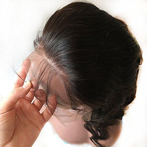 Lady Focus 13X6 Ear To Ear Lace Frontal Closure Brazilian Virgin Hair Body Wave Human Hair Full Lace Frontal Bleached Knots With Baby Hair 16 inches