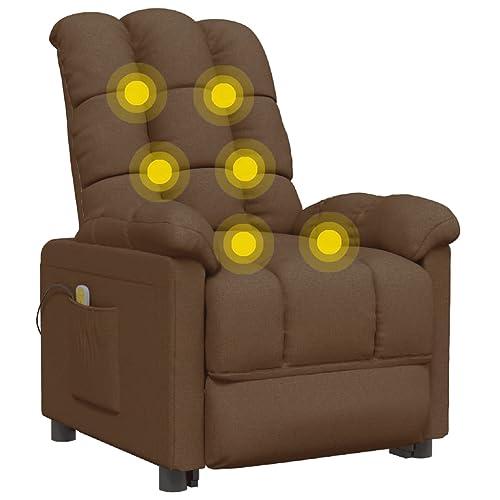 DYRJDJWIDHW DYRJDJWIDHW Massage Recliner Massage Chairs Full Body and Recliner,Best Massage Chair,Massage Chair Zero Gravity Full Body,shiatsu Massage Chair,Brown Fabric