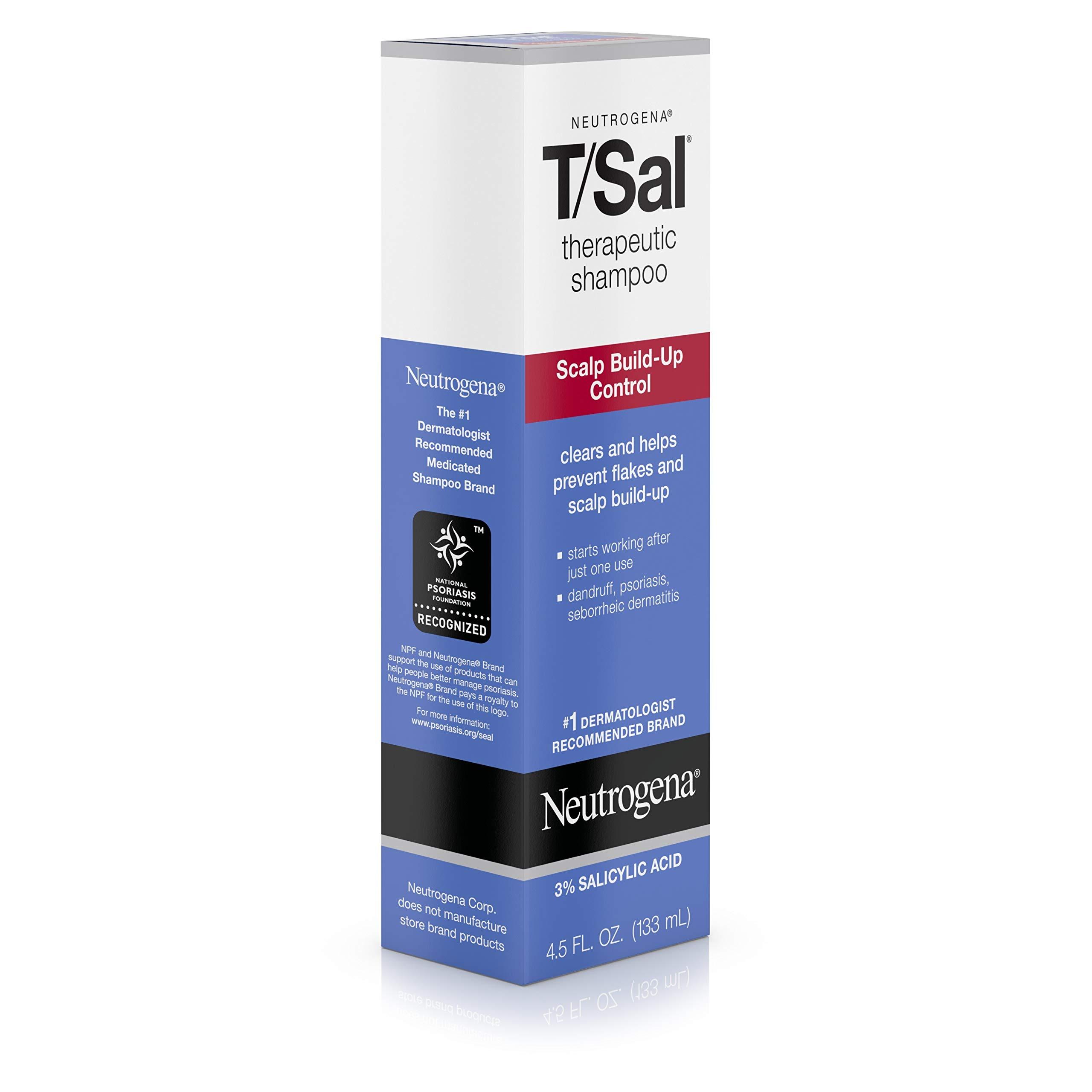 Neutrogena Neutrogena T/Sal Therapeutic Shampoo, Scalp Build-Up Control 4.5 oz, 130 fl oz