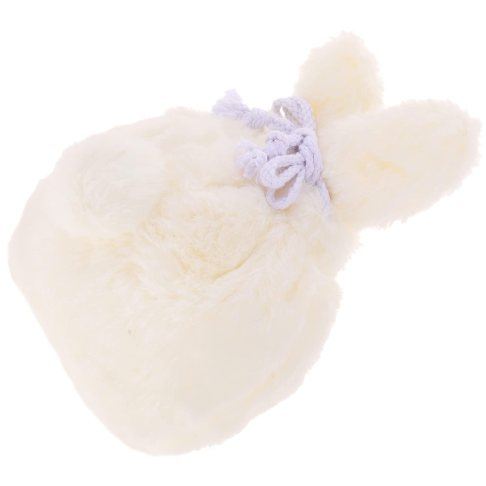 Beaupretty Beaupretty Plush Makeup Bag Drawstring Portable Cosmetic Storage for Girls Puffy Travel Organizer