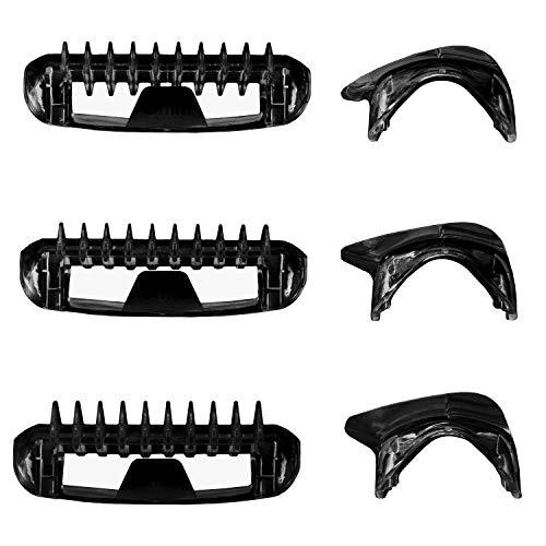 MANGROOMER MANGROOMER 2.0 Professional Body Groomer, Ball Groomer & Body Trimmer With Propivot Flexing Head, 3 trimmer Combs, Wet/ Dry & A Free Bonus Foil!