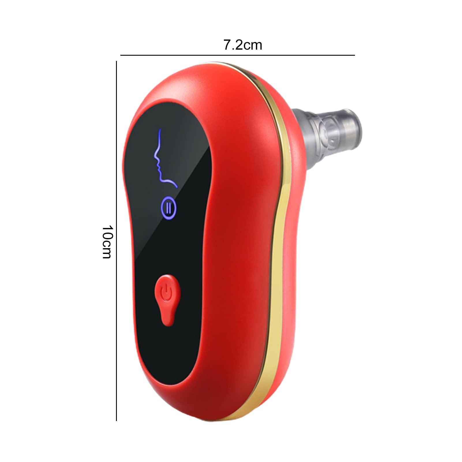 NEREIDS NET Blackhead Remover, Pore Cleaner, Pimple Cleaner,500mAh 3 Modes 5 Sucker Blackhead Remover USB Rechargeable Vacuum Face Pore Cleaner Tool Ivory