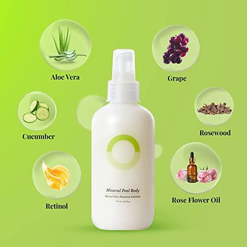 O.R.G. Skincare ORG Body Scrub Deep Gel Exfoliator for Glowing and Smooth Skin - Korean Exfoliating Peel Skincare - Natural Cruelty Free Formulation for Sensitive Skin 6oz