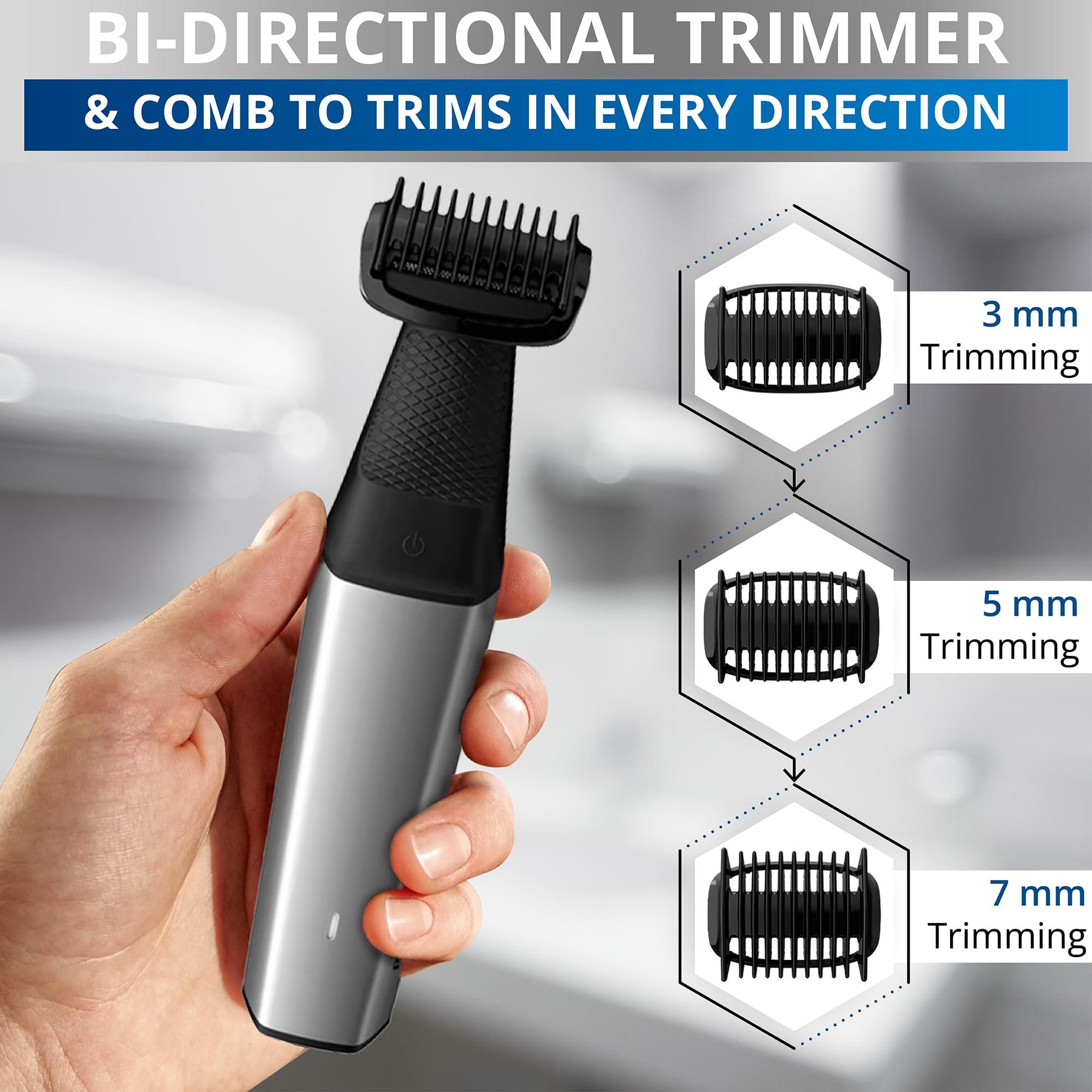 PHILIPS Philips Norelco Body Groomer Series 5000 Body Shaver, Body Hair Trimmer for Men, Showerproof Manscaping Groin Trimmer for Men