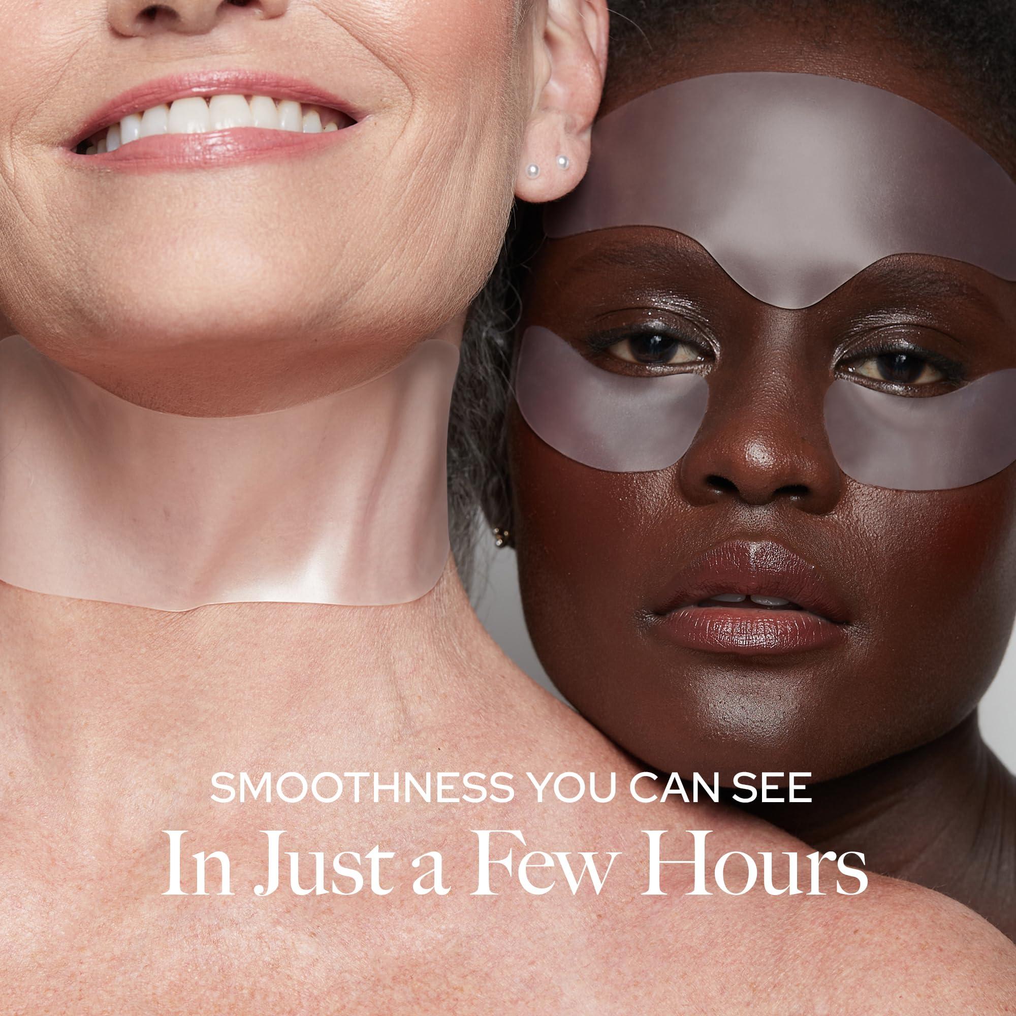 SiO SiO Beauty FaceLift - Reusable Anti-Wrinkle Patches for Neck, Forehead, Eye & Smile - Overnight Smoothing Silicone for Fine Lines, Wrinkles, and Aging