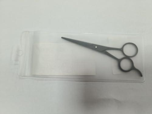 HALO FORGE HALO FORGE Professional Mustache & Beard Scissors: Small Sharp Stainless Steel Beard Shears For Men Personal Care Precision Trimming Mustache, Facial Hair, Eyebrow, 5.5 Inch (Black)