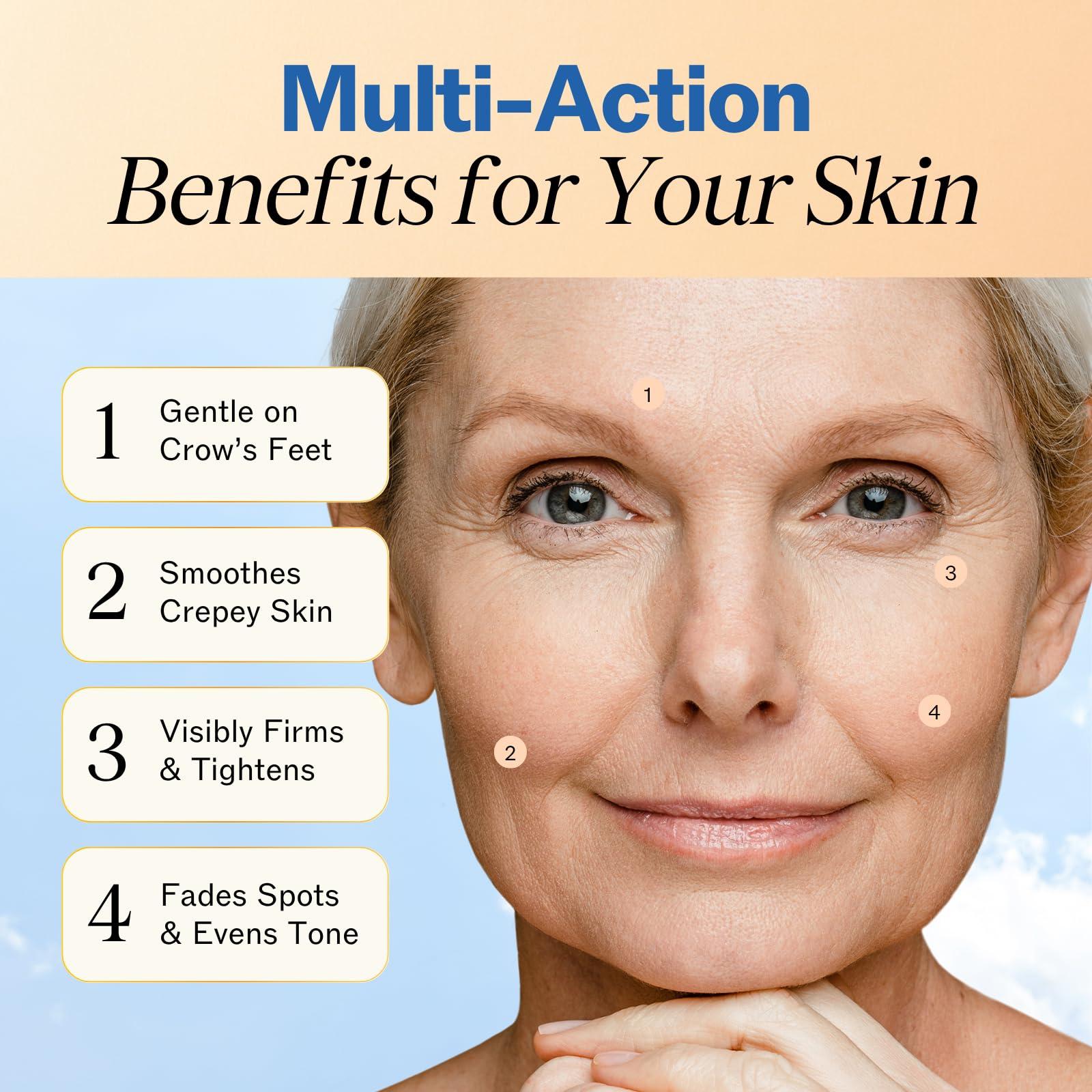 LilyAna Naturals LilyAna Naturals Retinol Cream - Anti-Aging Moisturizer for Face & Neck, Made in USA, Wrinkle Reduction - 1.7oz, 2 Pack