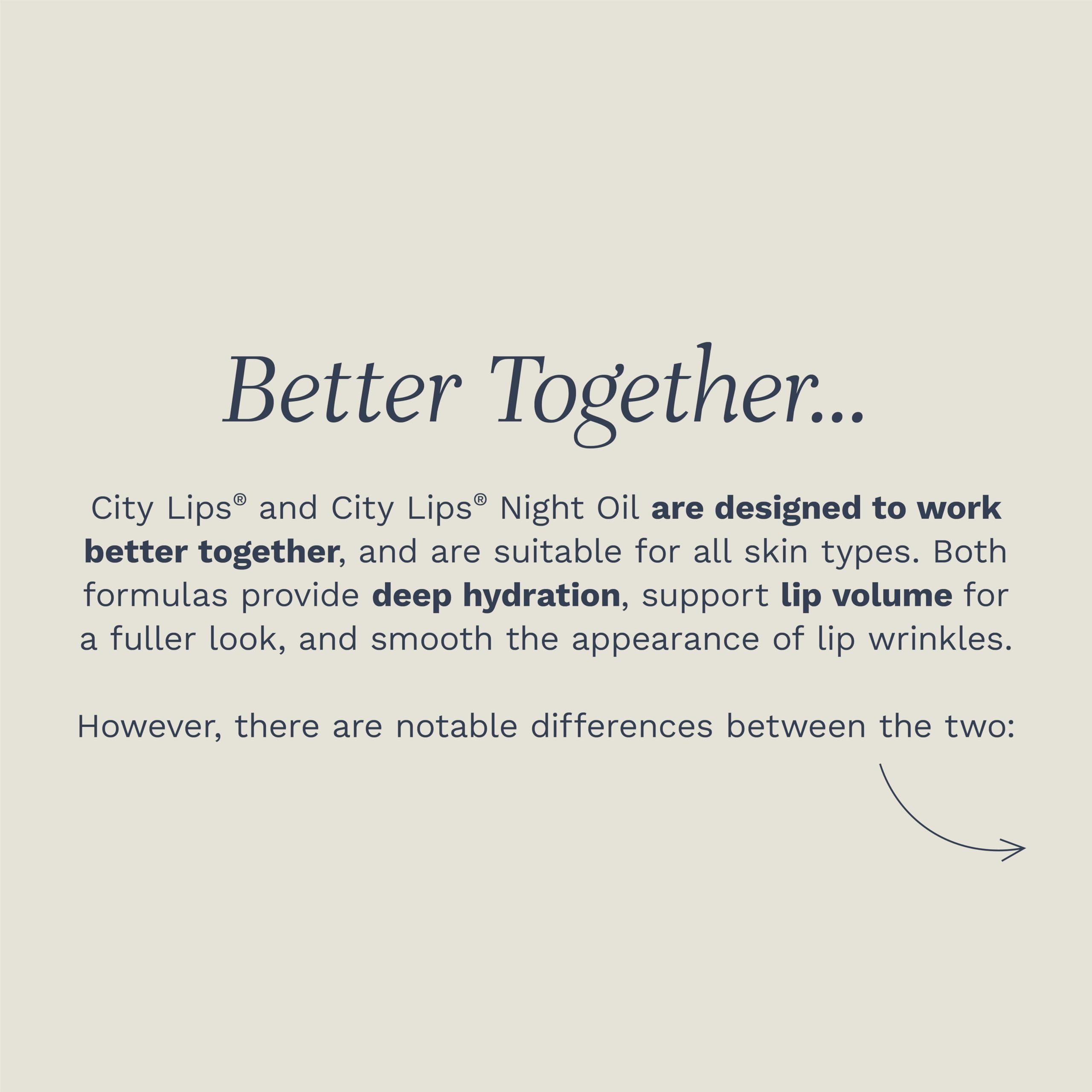 City Beauty City Beauty Day & Night Lip Plumping Duo - City Lips Clear 0.16 fl oz + City Lips Night Oil 0.23 fl oz, Advanced Hydration & Anti-Aging Formula: Fuller, Smoother, Younger-Looking Lips