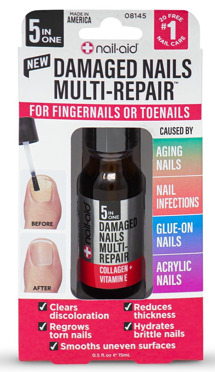 Nail-Aid Nail-Aid - 5-in-1 Damaged Nails Multi-Repair for Fingernails or Toenails