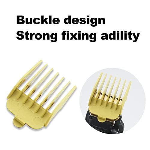 COSYONALL Professional Hair Clipper Guards Guide Combs,From 1/16inch to 1inch(1.5-25mm),Compatible with Wahl Professional Clippers/Trimmer