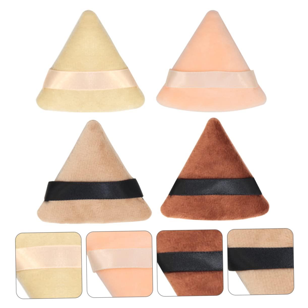 Ipetboom Ipetboom 8 Pcs Triangle Puff for Body Powder Baking Pads for Makeup Tart Make up Makeup Sponge Round Flat Powder Puff Triangle Make up Sponge Pure Cotton