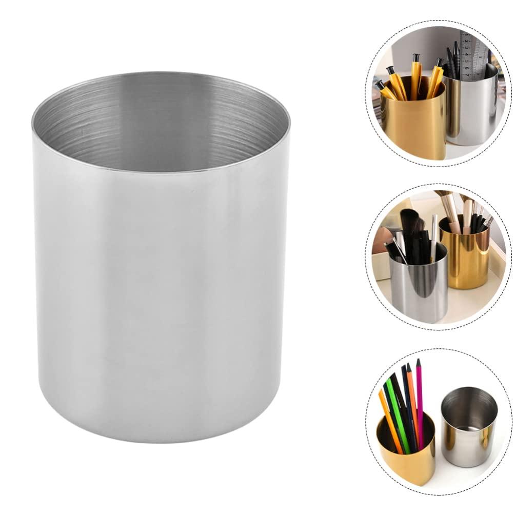 Operitacx Operitacx Metal Makeup Brush Holder Makeup Brush Organizer Makeup Brush Holder for Vanity Pen Organizer Makeup Organizer Pencil Holder Vanity Organizer Skin Care Product Holder Pen Container