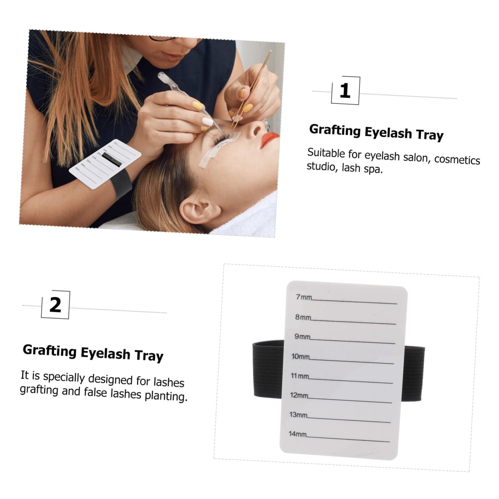 Mikinona Mikinona Lash Beds for Eyelash Tech 1pc Eyelash Display Board Hand-held Portable Lash Stand Plate
