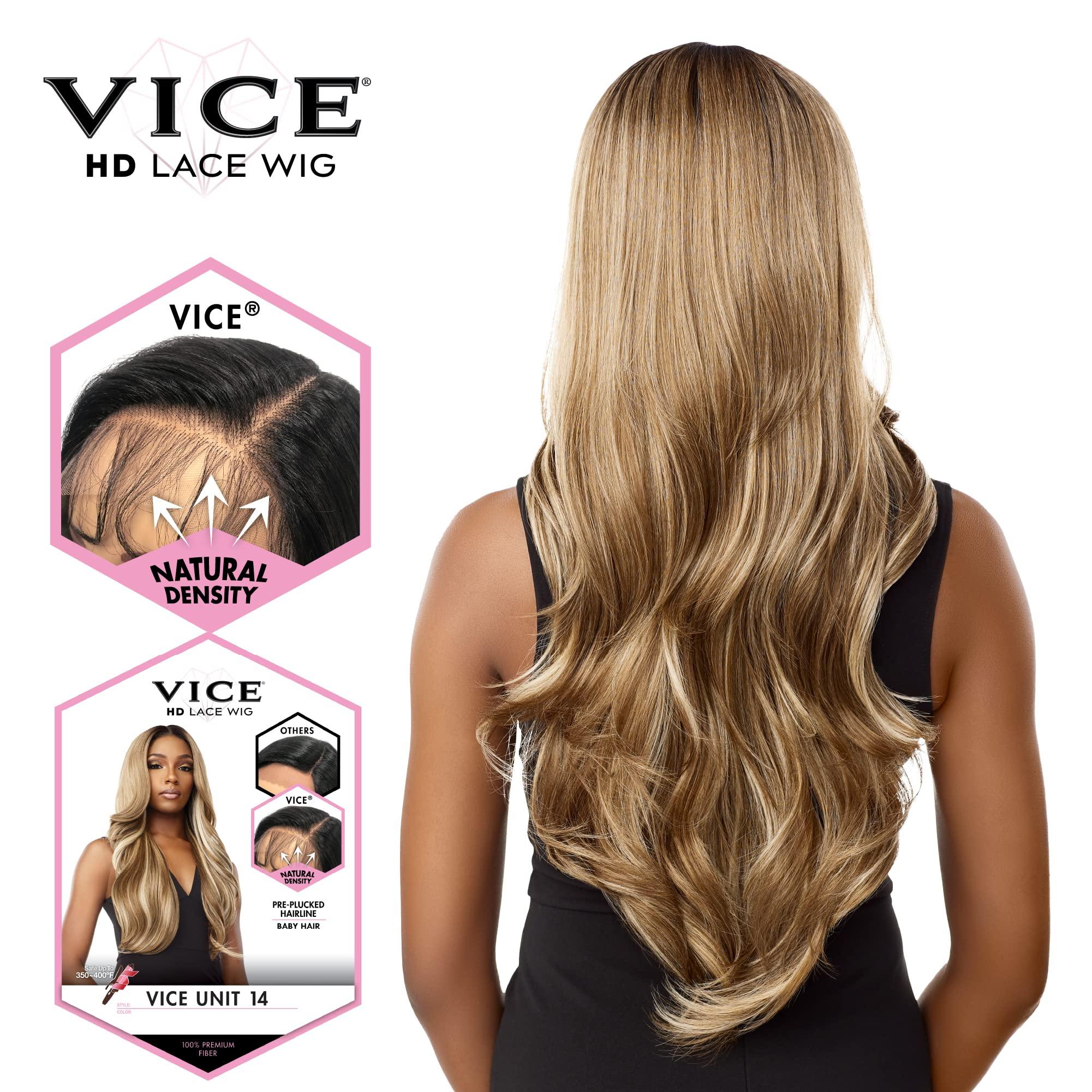 Sensationnel Sensationnel Vice Lace front wig - HD Transparent Lace Pre-plucked Hairline with Babyhair 5 Inch Deep Part - Vice Unit 14 (1) LSV014-1