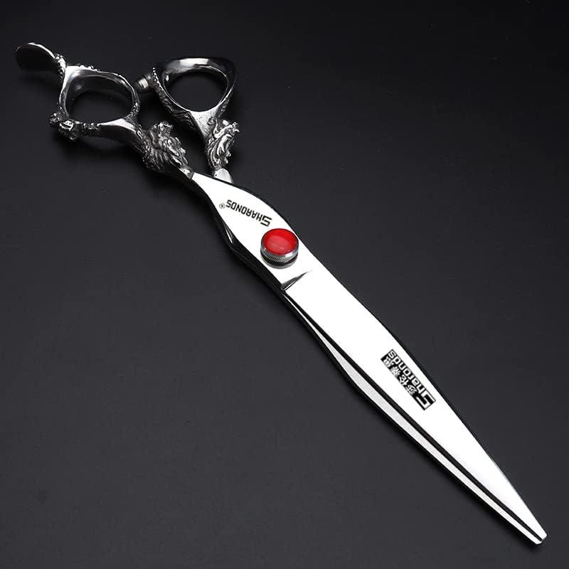 SHARONDS 7\" 7.5\" 8\" Professional Hairdressing Scissors Barber Salon Hair Cutting Dragon Shears (Large)