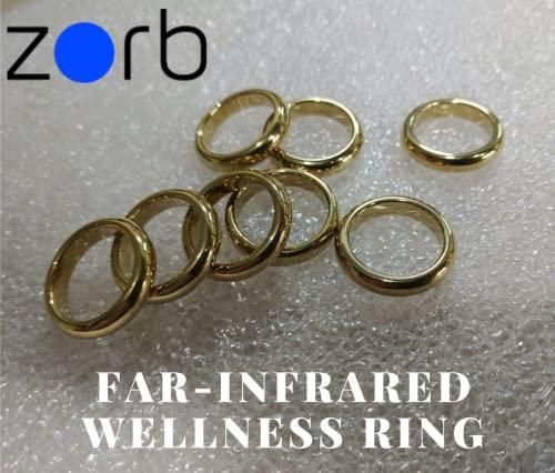 The Zorb The Zorb Healing Stones Ring | EMF Protection Ring - for Men & Women | Far-Infrared Ring | Ancient Healing Ring 8