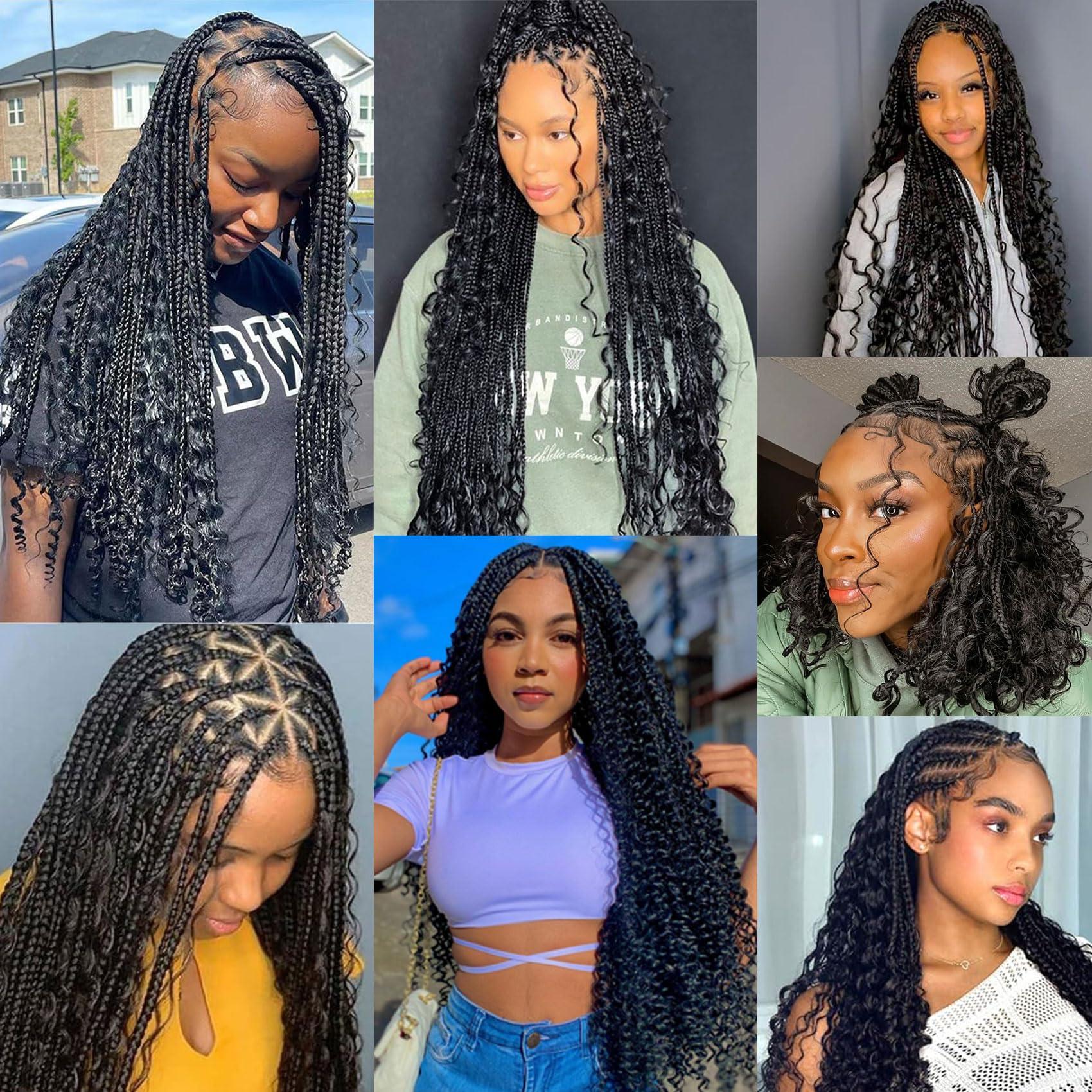 Forevermore Forevermore Water Wave Bulk Human Hair No Weft boho Knotless Braids Human Hair 26 Inch Remy Human Hair For Braiding 2 Bundles Braids Per Pack 100g Micro Braiding Human Hair Wet and Wave Natural Color