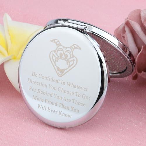 LQRI LQRI Cartoon Makeup Mirror Purple Dragon Gift Lover Merchandise Purple Dragon Fan Gift