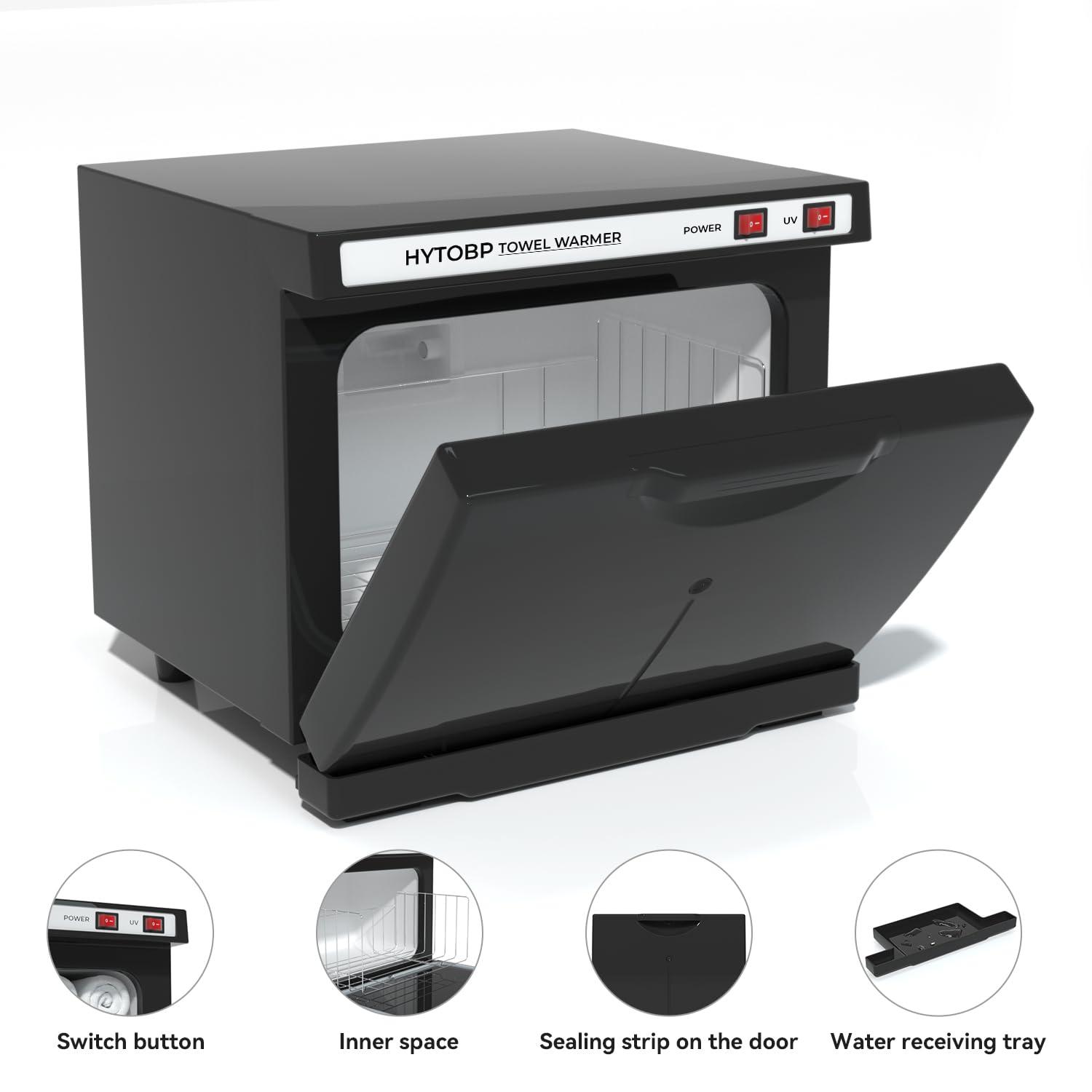 HYTOBP HYTOBP Hot Towel Warmer, 8L Towel Warmers Spa, Small Towel Warmer Professional Mini Towel Warmer Cabinet for Facial, Towel Warmer Esthetician Towel Heater for Beauty&Salon(8L-Black)